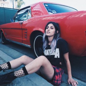 nashville unsigned featured artist EZLA in her video teaser of Outcast