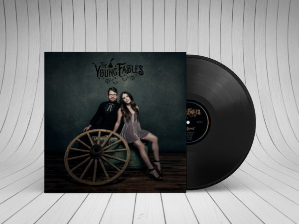 THE YOUNG FABLES VINYL MOCKUP ON WOOD Modern Traditional Country