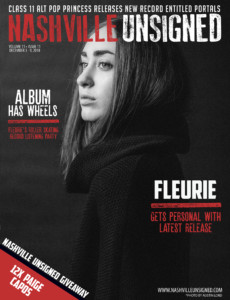 FLEURIE magazine cover for Nashville Unsigned interview Love has no limits