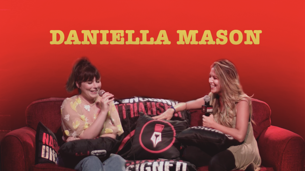 Daniella Mason Red Couch interview digital magazine late night tv show