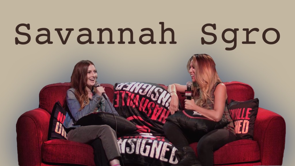 savannah sgro red couch late night interview with nashville unsigned