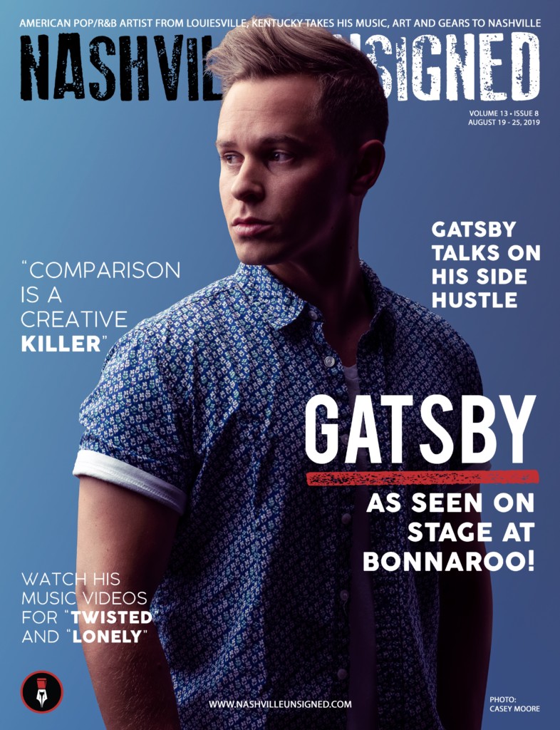 Gatsby Magazine Cover with NASHVILLE UNSIGNED